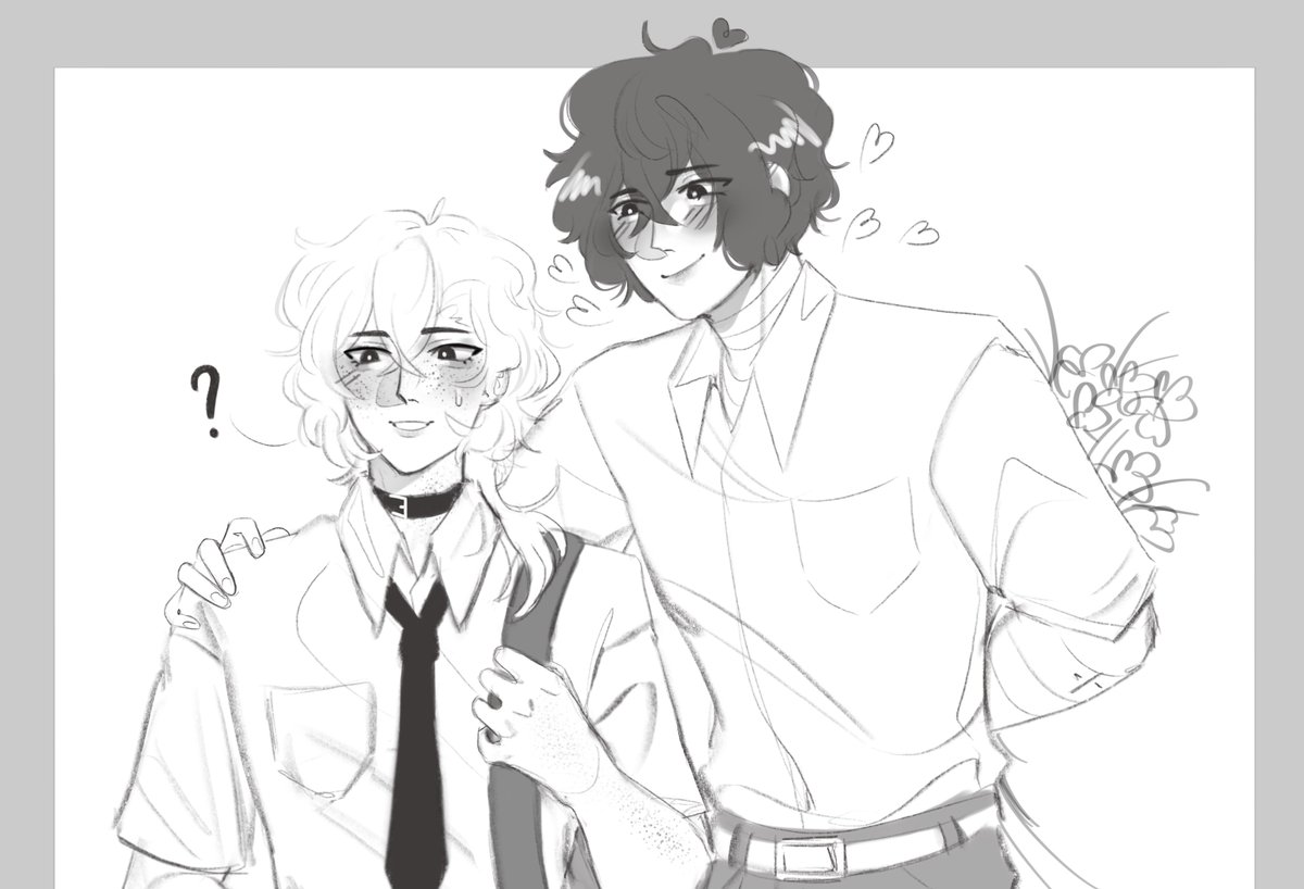 Sketchy redraw of my own old artwork 🚬