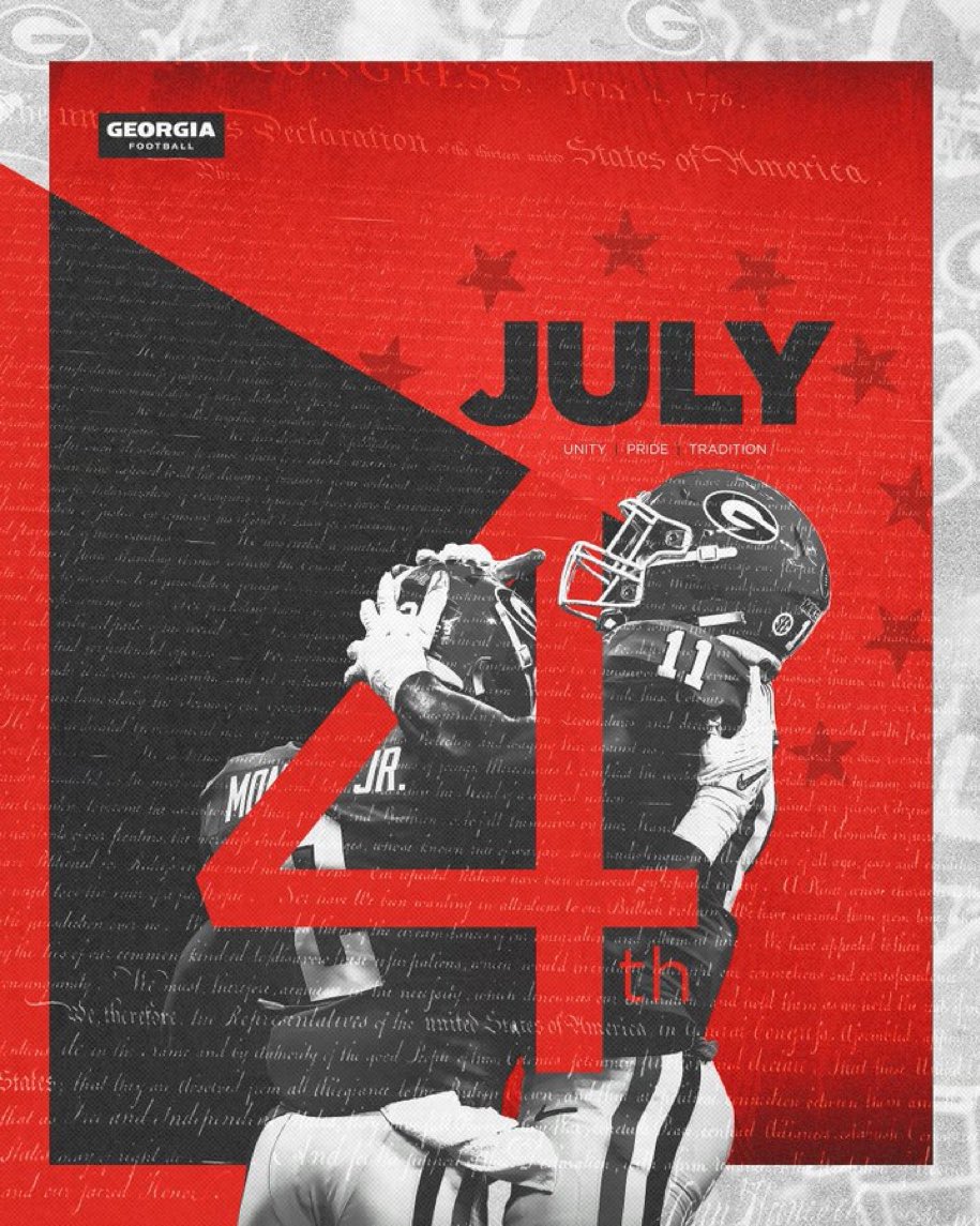 CunningStunts50's tweet image. #GoDawgs #FourthofJuly2023