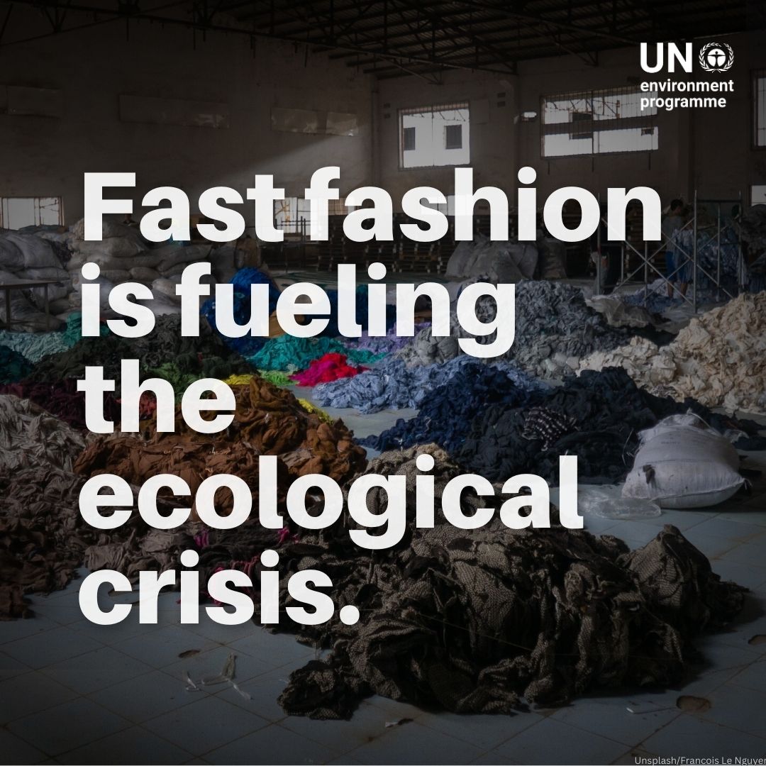 New season, new styles, buy more, move on, throw away – fast fashion pollutes land &amp; seas, exacerbating biodiversity loss &amp; ecosystem collapse.

But a sustainable fashion future is possible. Get ideas from the Sustainable Fashion Communication Playbook: bit.ly/46tiu2f