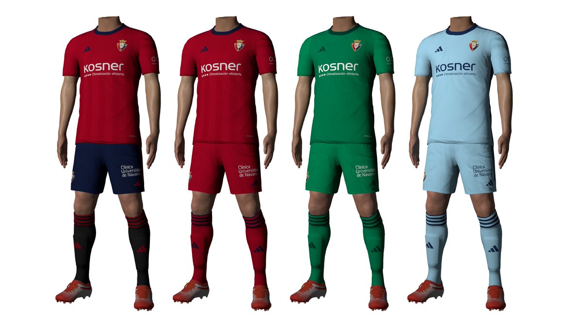 Nono1978Amc's tweet photo. Listos los kits del @Osasuna 23/24.

En breve Girona y Atleti actualizado

Descargar/Download: https://t.co/NAbUA11vEY https://t.co/cacMsc6xY1