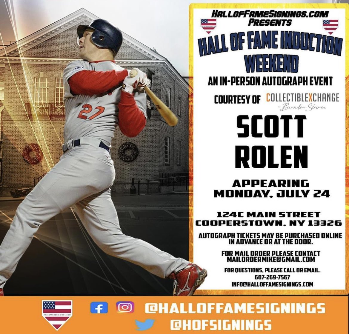 MailOrderMike's tweet photo. Deadline Approaching For Baseball Hall of Fame Signings Mail Order, Don’t Miss Out! 

1st Chance to get McGriff / Rolen signed HOF Plaques.

https://t.co/5becY8V81d

#WadeBoggs #RandyJohnson #ChipperJones #GregMaddux #autographs #HallOfFameSignings https://t.co/ukgx5KKZ7O