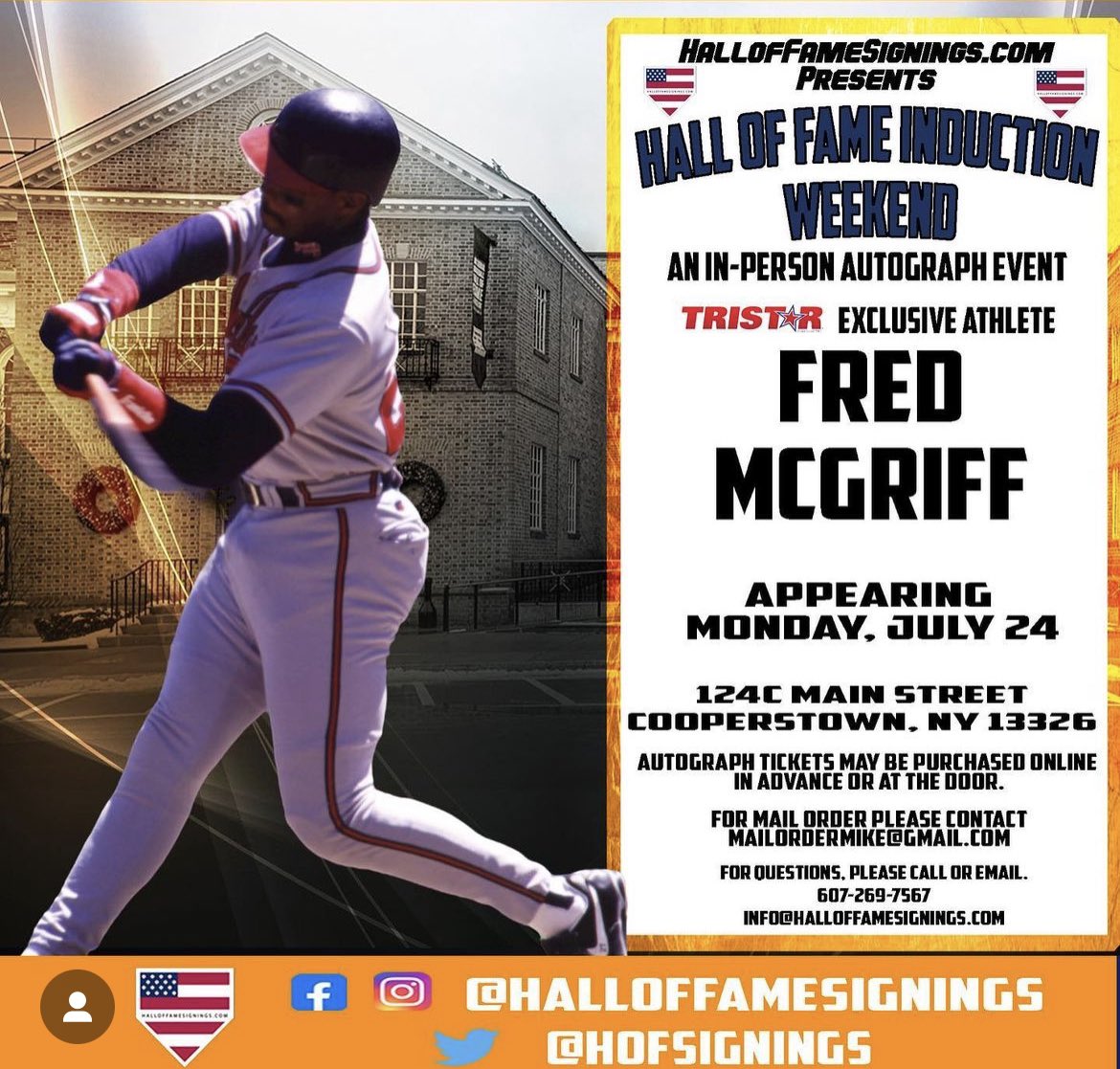 MailOrderMike's tweet photo. Deadline Approaching For Baseball Hall of Fame Signings Mail Order, Don’t Miss Out! 

1st Chance to get McGriff / Rolen signed HOF Plaques.

https://t.co/5becY8V81d

#WadeBoggs #RandyJohnson #ChipperJones #GregMaddux #autographs #HallOfFameSignings https://t.co/ukgx5KKZ7O