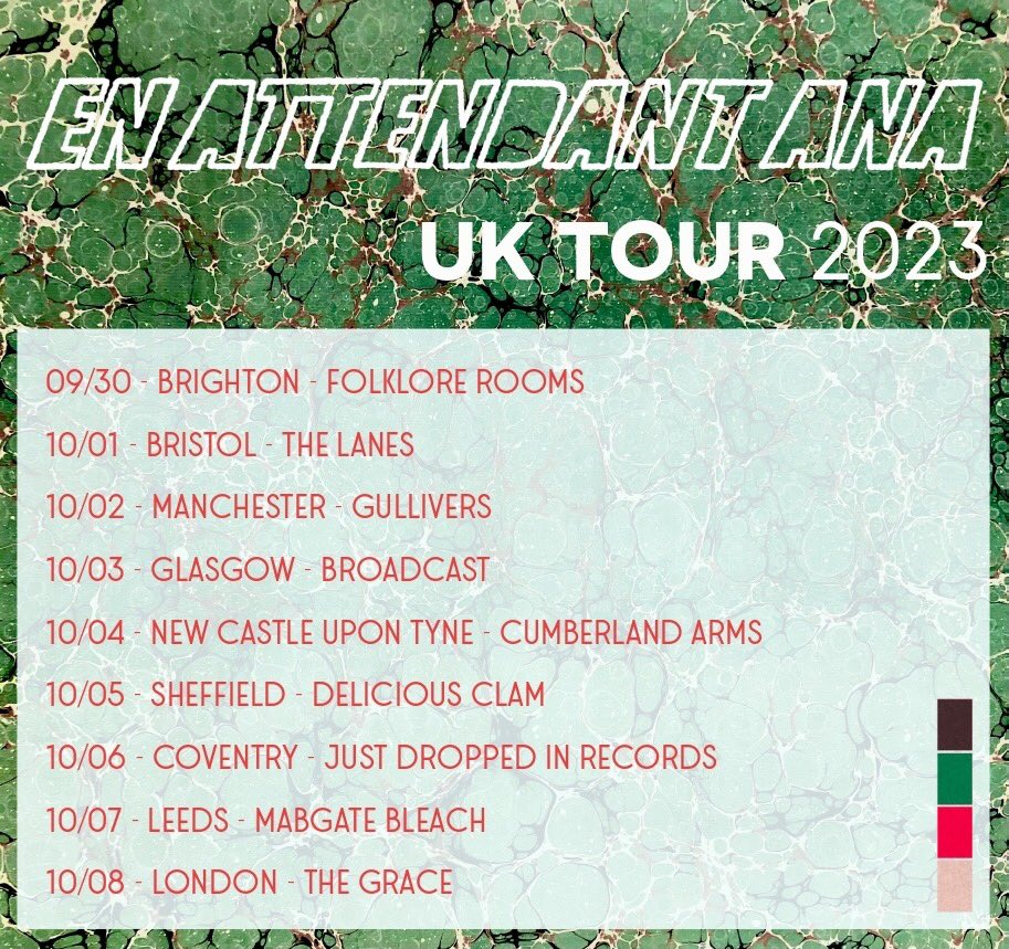 We'll be back in UK next fall for a nine days tour ! See you somewhere along the way !