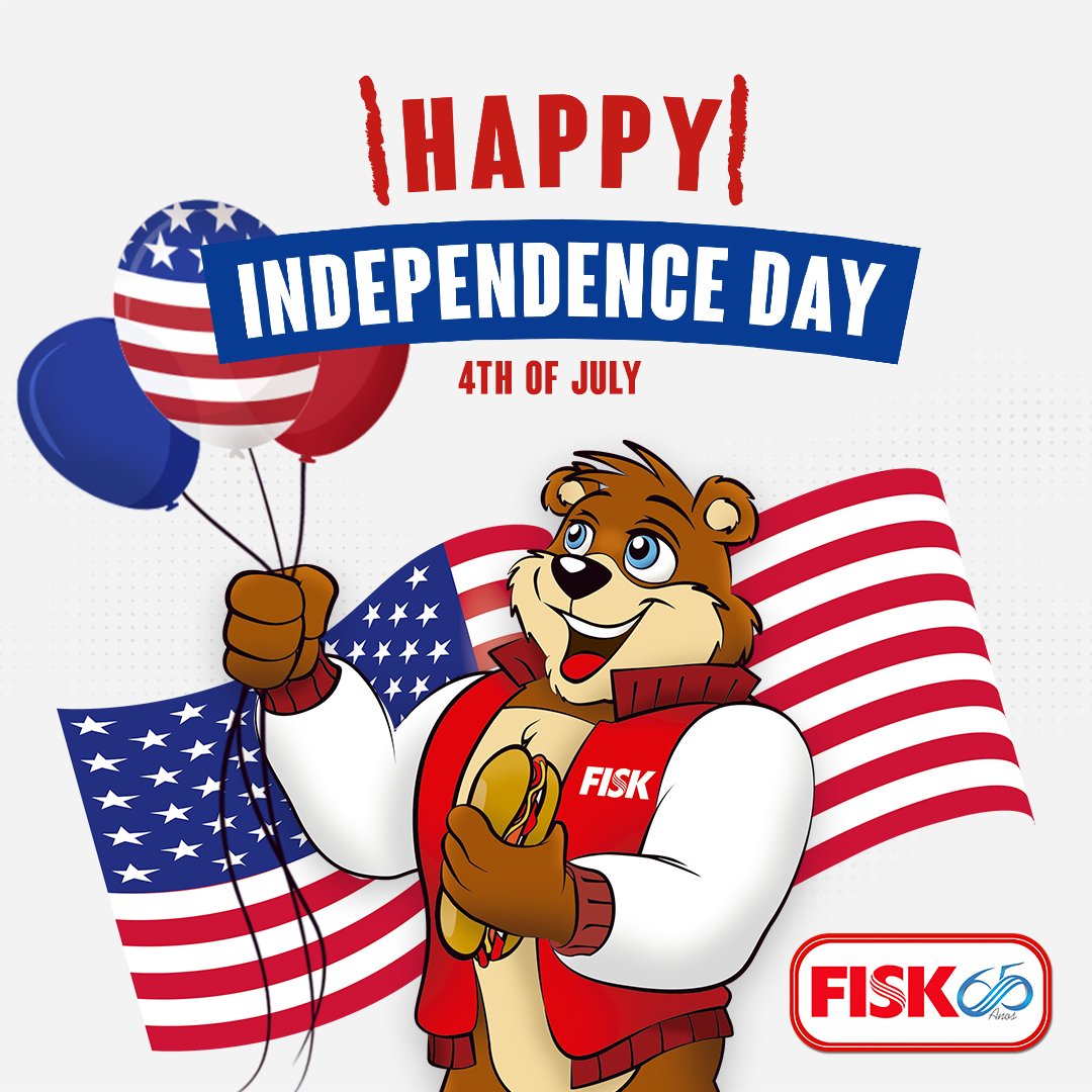 fiskoficial's tweet photo. Há 247 anos, no dia 4 de julho de 1776, os Estados Unidos declararam a sua independência.

#IndependenceDay #InstaFisk #Fisk65Anos #SeuSucessoFazANossaHistória https://t.co/VidzYfu7y9
