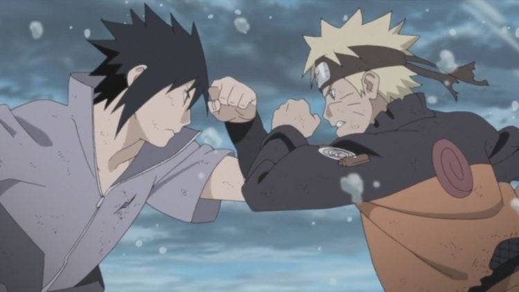 hourly narusasu on X: Naruto vs Sasuke final fight - Manga, Anime