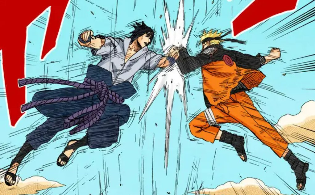 hourly narusasu on X: Naruto vs Sasuke final fight - Manga, Anime