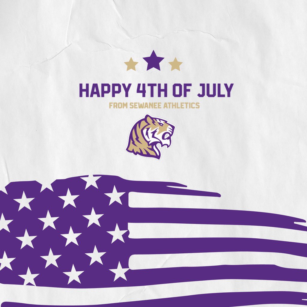 Happy 4th of July from Sewanee Athletics!! 🇺🇸🇺🇸 #YSR