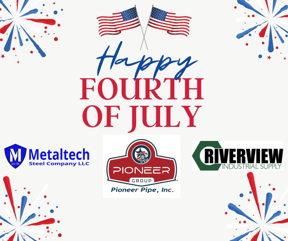 MetaltechSteel's tweet photo. Happy July 4th from our family to yours!
We are CLOSED today, July 4, 2023
but will reopen Wednesday, July 5, 2023
Normal Hours 8:00am - 5:00pm.
https://t.co/C9LdIyd1MF
1-800-621-3895
email: pat@metaltechsteel.com
#MetaltechSteel https://t.co/smbZ9KzLkC