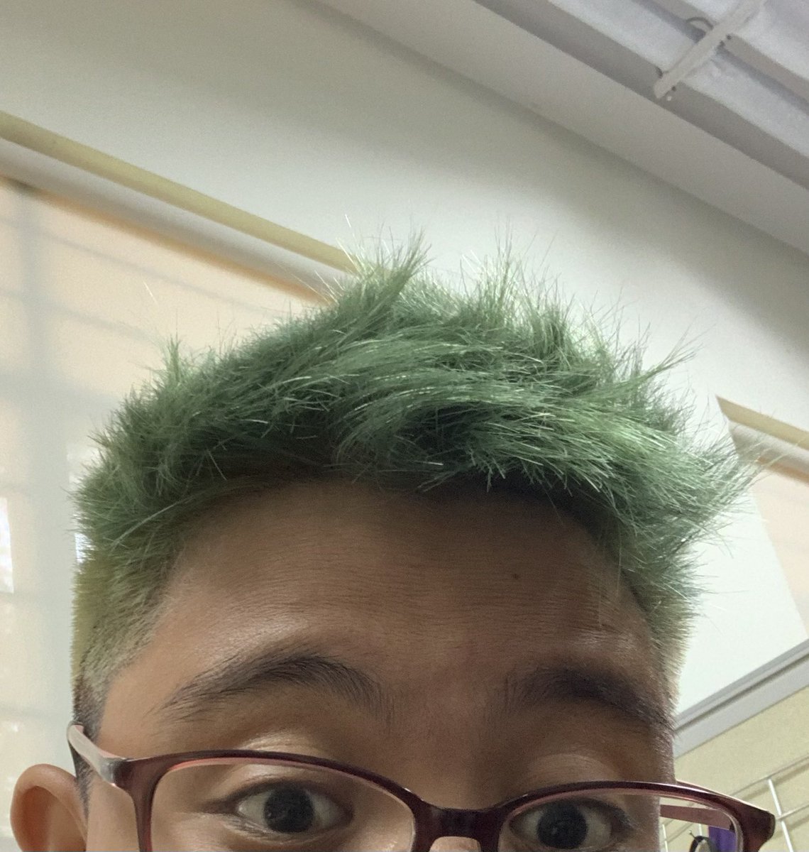 bebejengtoo's tweet photo. Jeng green hair era https://t.co/mmv5KhtTvI