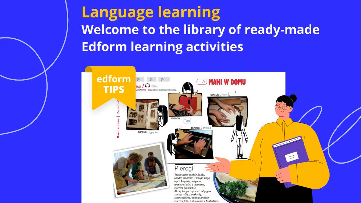 edform_com's tweet image. 💯Use Edform while teaching a language and find out something interesting for you. For instance, this recipe for Polish dumplings. 
✅So why not try?
#edtech #TEACHers #digitallesson #interactiveworksheet