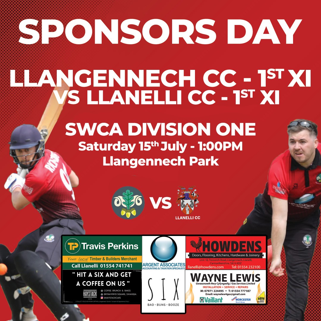 llangennechcc's tweet photo. On the 15th July we have our annual Sponsors Day at the Park!

BBQ and refreshments from 12.30pm. Game starts at 1pm https://t.co/Dzf3zmlHO1