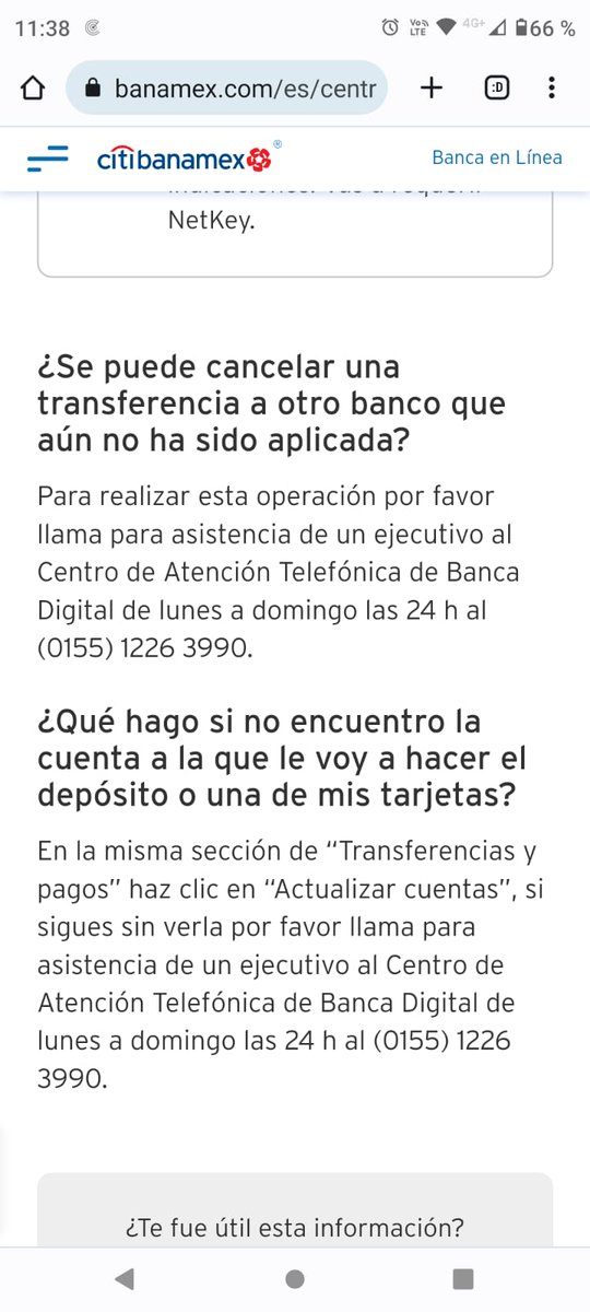 Marydory87's tweet photo. @Citibanamex  quieto hacer una cancelación de transferencia, llame y me juran que no se puede.
Les exijo que dejen hacer esa operación https://t.co/PbK7mgVR7u