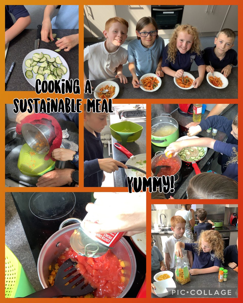Mrs__Dodd's tweet photo. Fabulous collaborative cooking today. The children were so mature and inspiring. @MissBoyden’s class gave their verdict on our sustainable pasta dishes. 🍅🥦🥕🥒 https://t.co/rseNpNmTMT