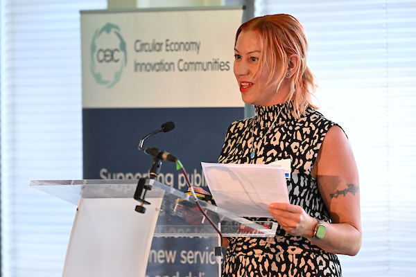 CeicWales's tweet photo. Thank you Verity Hayes on sharing your #passionate story on raising awareness and promoting  cultural change at @StoriNewChapter #StartANewChapter #CEchampionsWales #CEICsummerconference https://t.co/gAQTN4im3q