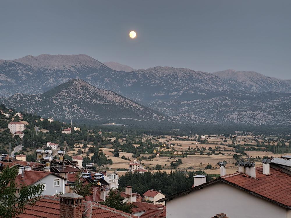 Akseki'de dolunay manzarası...🌚