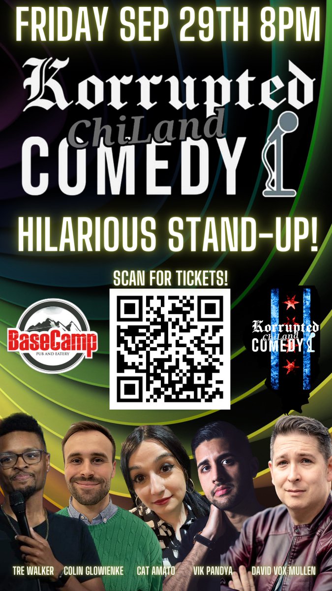 KorruptedComedy's tweet photo. Friday September 29th
#Lisle #LisleIllinois #LisleIL #Naperville #NapervilleIL #NapervilleIllinois #NapervilleMoms #DuPage #DuPageCounty
#chicago #ChicagoLAND #TrevorKeveloh #ChicagoComedy #FourLakes #napervillehairstylist #napervillephotographer #napervillesalon https://t.co/tR3fL08lrN
