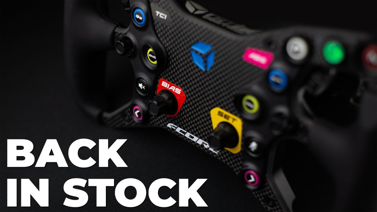 Cube_Controls's tweet photo. Wait is over!📷📷
Our #FCORE is BACK IN STOCK with shipment in 📷 working days!
Don't miss a chance to start with your sim racing experience. 📷
Get yours NOW! https://t.co/IdEXcJxBcZ