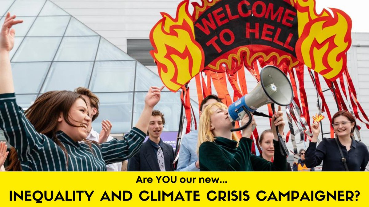 fossilfreeLDN's tweet image. We are HIRING!

Fossil Free London is growing! Could you join our small team?

We're looking for someone passionate about being a supportive part of a vibrant movement fighting the industries threatening survival

Full time, London based, WFH

fossilfreelondon.org/inequality-cam…