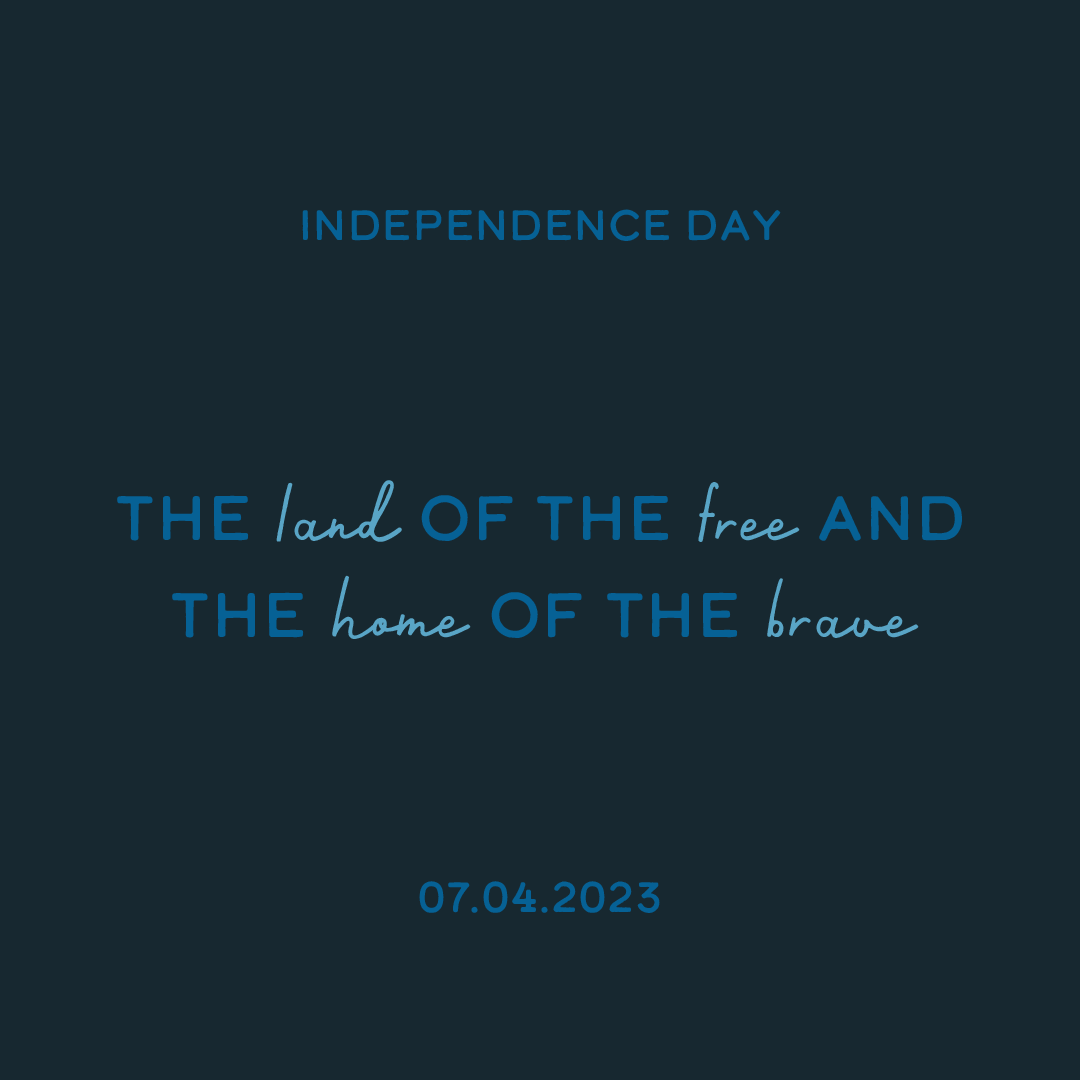 Happy Independence Day!