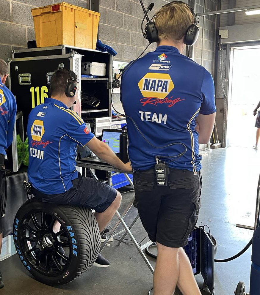 naparacinguk's tweet photo. 🔵🟡 The team are putting the tyres through all sorts of tests at the @goodyear Tyre Test Day today 🛞😏
📸: @JakobEbrey
#NAPARacingUK #TyreTestDay #GoodyearTyres #TyreTesting https://t.co/Jekf5mVVD5