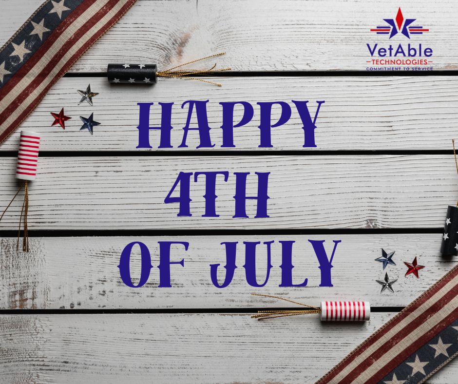 VetAbleTech's tweet image. Happy 4th of July from Team VetAble! #4thofJuly