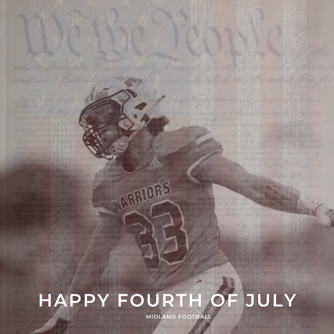 MidlandU_FB's tweet photo. HAPPY FOURTH OF JULY WARRIORS 🎆🇺🇸 https://t.co/0W5DNY5WZO
