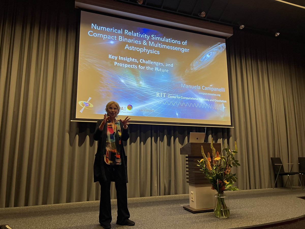 PhilippMoesta's tweet photo. Day 2 at #GRAPPA10: GWs, quantum gravity, ET, primordial BHs, DM https://t.co/5Gh1sjuYeq