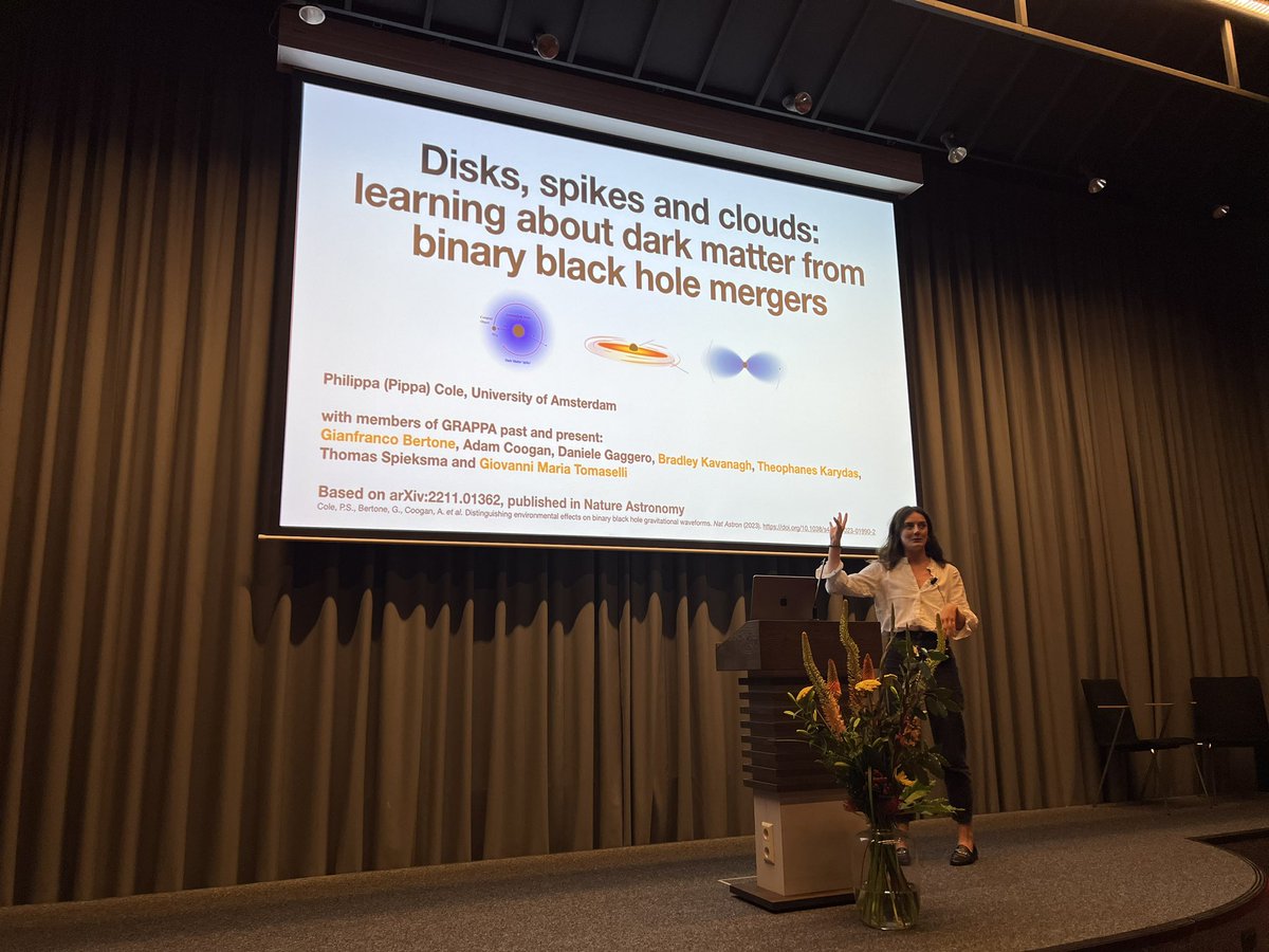 PhilippMoesta's tweet photo. Day 2 at #GRAPPA10: GWs, quantum gravity, ET, primordial BHs, DM https://t.co/5Gh1sjuYeq