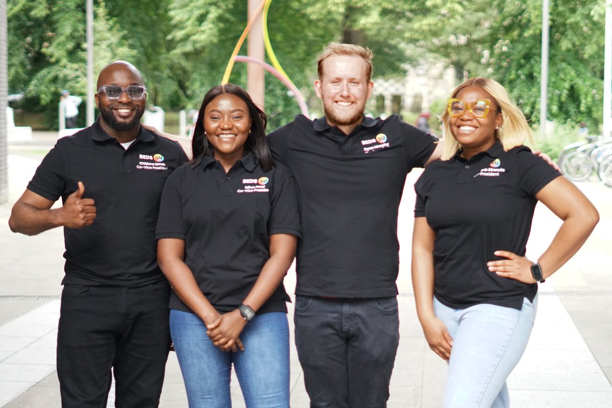 A big 'Official' welcome to our 2023/24 Sabbatical Officers who started with us this week! We are very excited to see them represent the Student Voice at <a href="/uniofbeds/">uniofbeds</a> . Keep an eye out this week for our short video intros to them all! Good luck and enjoy the ride 👊🙌💜 #BedsSU