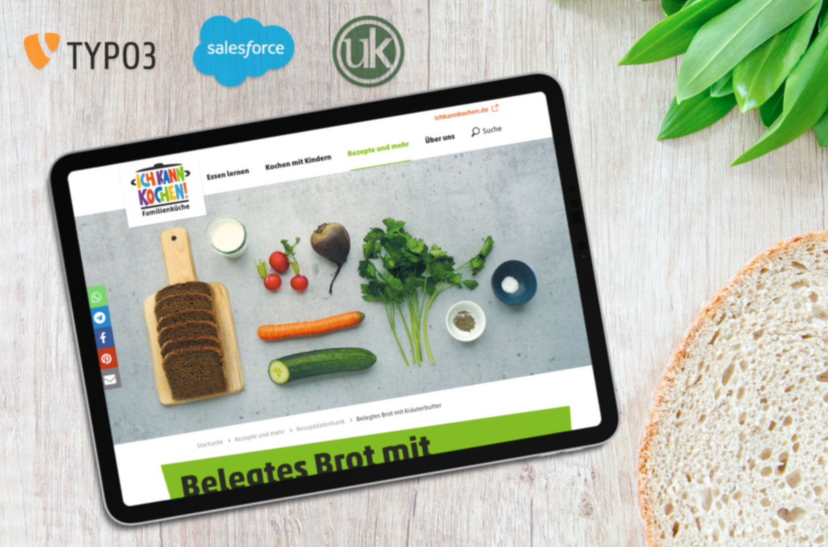Wir übernahmen den Support und die Weiterentwicklung der Projektwebseite „Ich kann kochen“ der Sarah Wiener Stiftung 🍏. Dabei kombinieren wir #TYPO3 und #Salesforce . Was diese Schnittstelle für Vorteile hat erfahrt ihr in unserem neuen Blogpost ➡️ bit.ly/43a6TlY