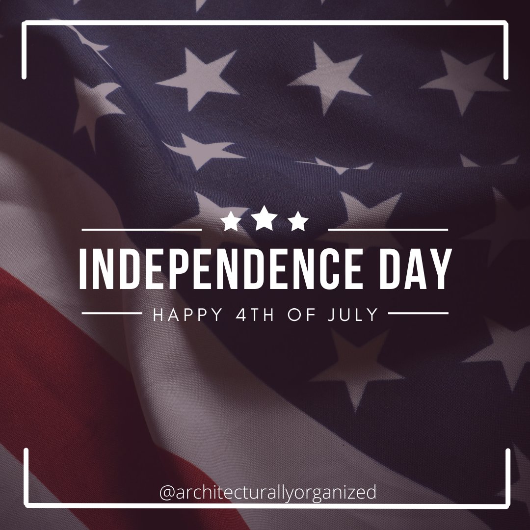Arch_Organized's tweet image. Happy 4th of July!! Hope everyone is having a safe and happy 4th!! #architecturallyorganized #homeorganizer #gettingorganized #homeorganizers #simplifyyourspace #homeorganize #professionalorganizers #tidyhouse #organizingideas #homeorganizing #organizemylife