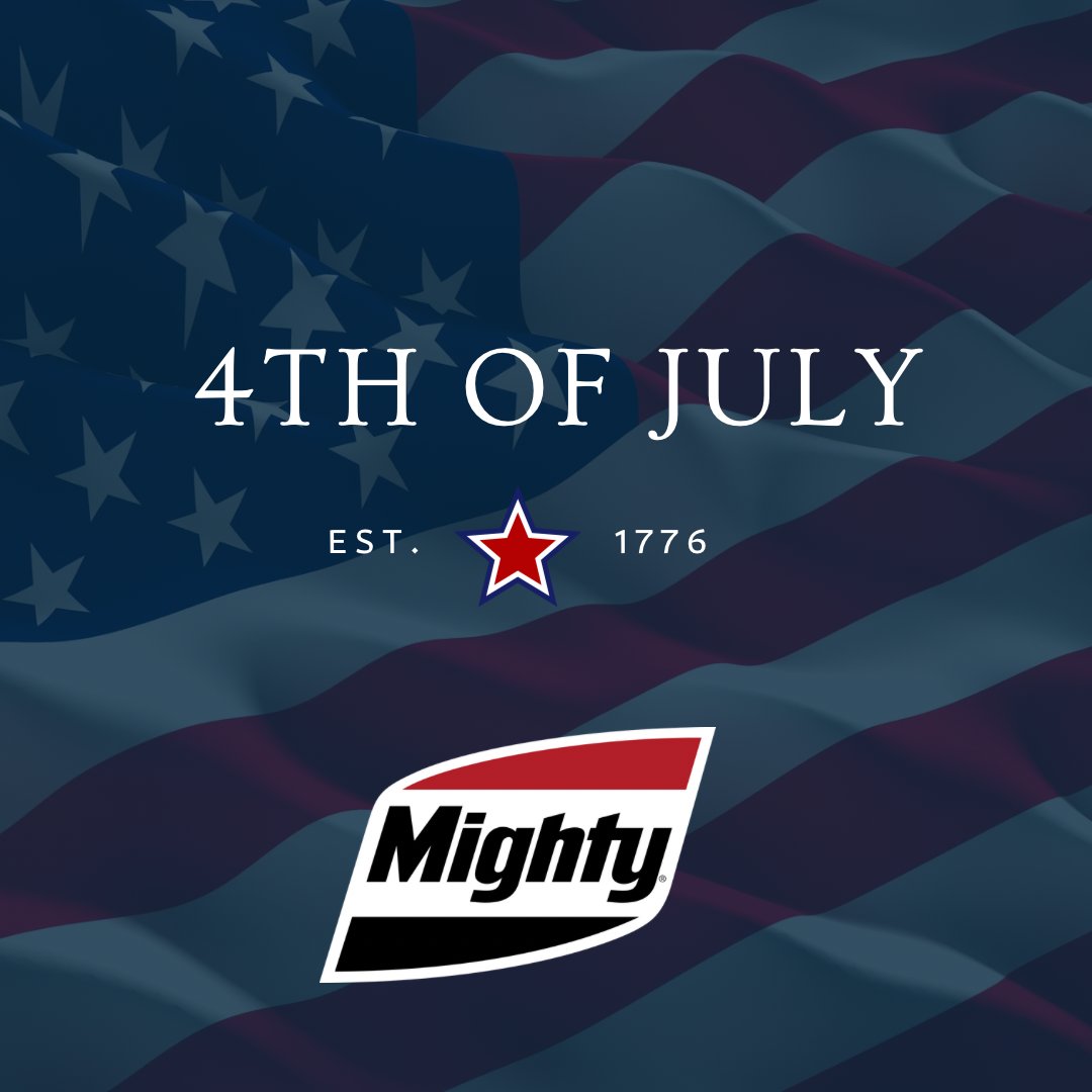 theMightyPros's tweet photo. Mighty will be closed in observance of 4th of July holiday. Normal business operations will resume on Wednesday, July 5th.
#BeMightier #MightyAutoParts #4thofJuly #Automotive https://t.co/qiJcJQwpTh