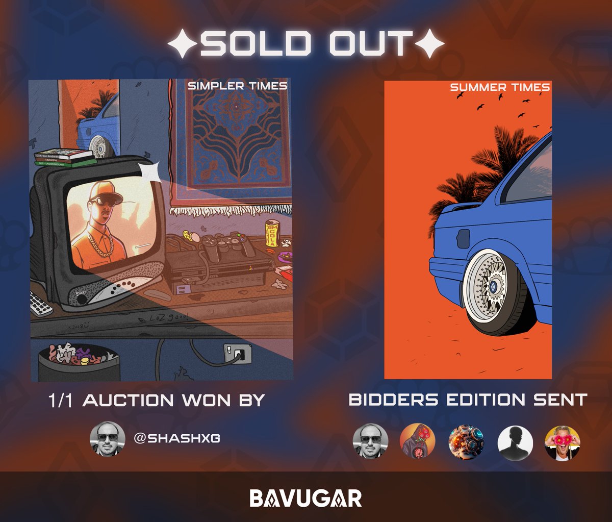 bavugari's tweet photo. ✦ soldout again ✦

Thanks to all bidders and check your wallets… https://t.co/T41wfovPIC