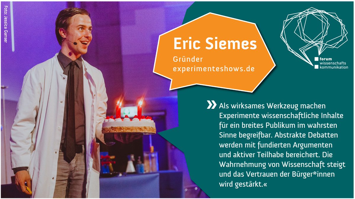 Wissenschaft im Dialog (@wissimdialog) on Twitter photo #Experimente sind wirksame Werkzeuge der #Wisskomm, so Eric Siemes. Durch sie werden abstrakte Debatten greifbarer. <a href="/experimenteshow/">eric_experimentiert</a> ist Aussteller beim #fwk23. Wir freuen uns auf den Austausch zum Thema Debattenkultur! Weitere Infos zum Forum unter:
wissenschaft-im-dialog.de/forum-wissensc… #Experimente sind wirksame Werkzeuge der #Wisskomm, so Eric Siemes. Durch sie werden abstrakte Debatten greifbarer. <a href="/experimenteshow/">eric_experimentiert</a> ist Aussteller beim #fwk23. Wir freuen uns auf den Austausch zum Thema Debattenkultur! Weitere Infos zum Forum unter:
wissenschaft-im-dialog.de/forum-wissensc…