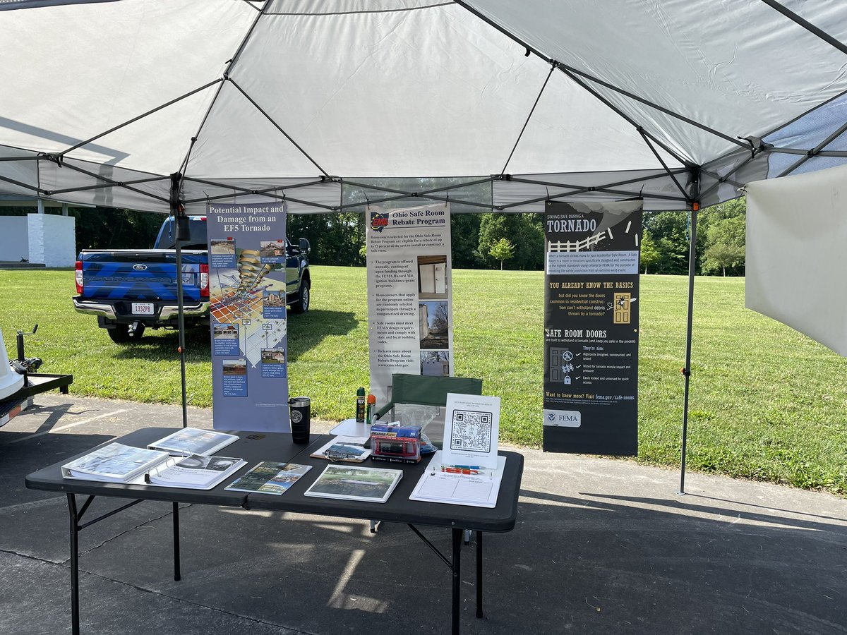 Thanks JD Pooley of 13 Action News for checking out Seneca County Emergency Management Agency’s Safe Room display at the Tiffin Independence Day Celebration at Hedges-Boyer Park. The story will be on tonight’s evening news. 

Stop by our display near the tennis courts.