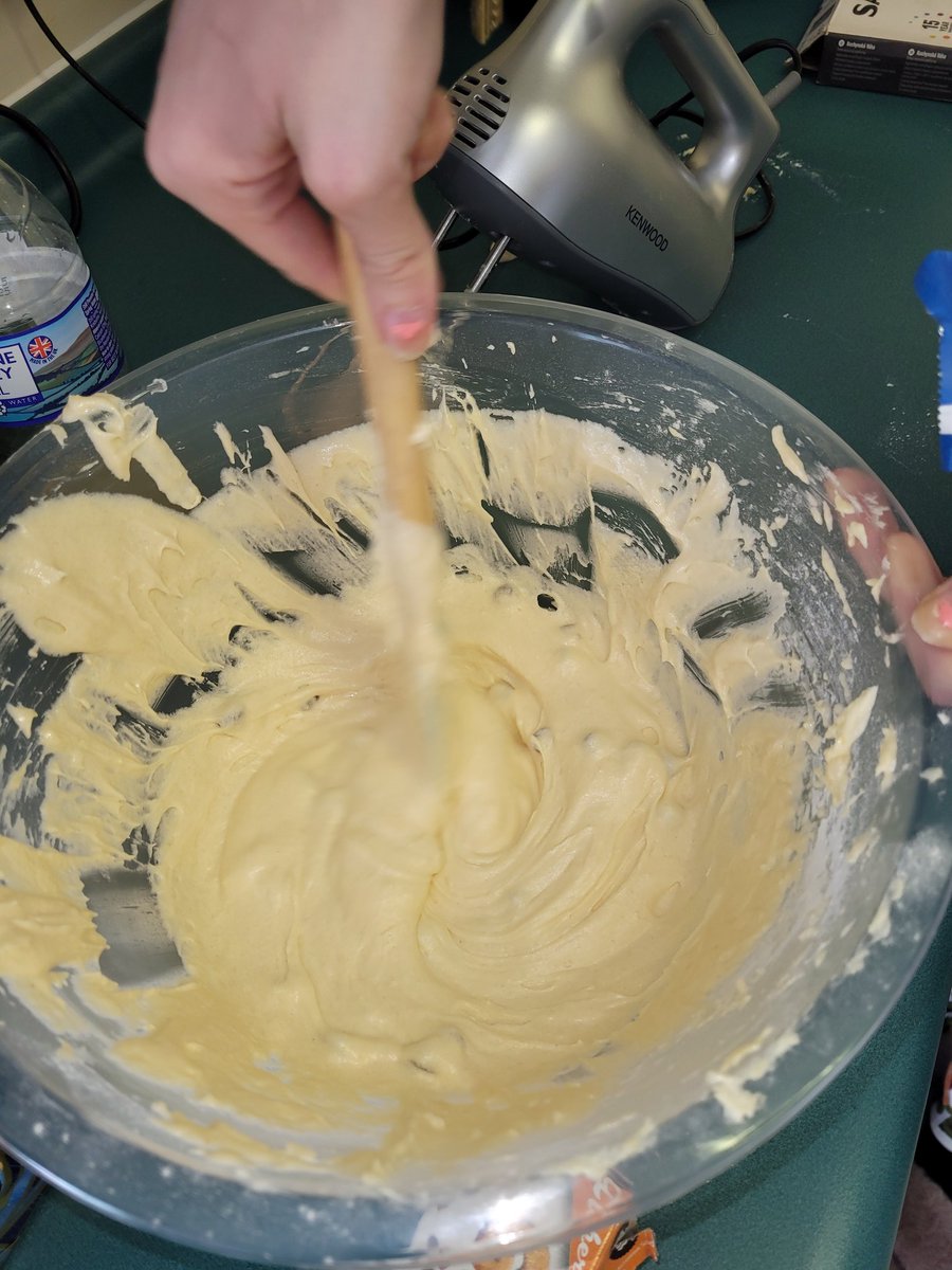 OT_EmmaB's tweet photo. #bakinggroup in preparation for #wellbeingwednesday #NHSBigTea tomorrow. So much engagement from both wards  #OT #therapeutic #baking #meaningfuloccupation @_jesscullen @LauratomkinsB @BethFawcett68 @Mersey_Care https://t.co/vSWLDZCRXM