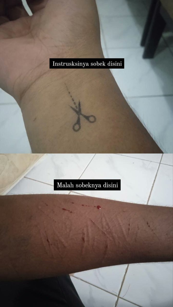 Wkwkwk salah potong ges