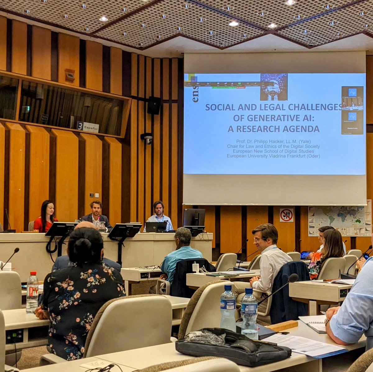 In Geneva today and tomorrow for the
#AIGlobalSummit2023 at the workshop 'Legal and technical challenges of large generative Al models' at #UnitedNations' #TU

#LLMs #AIpolicy #AIethics