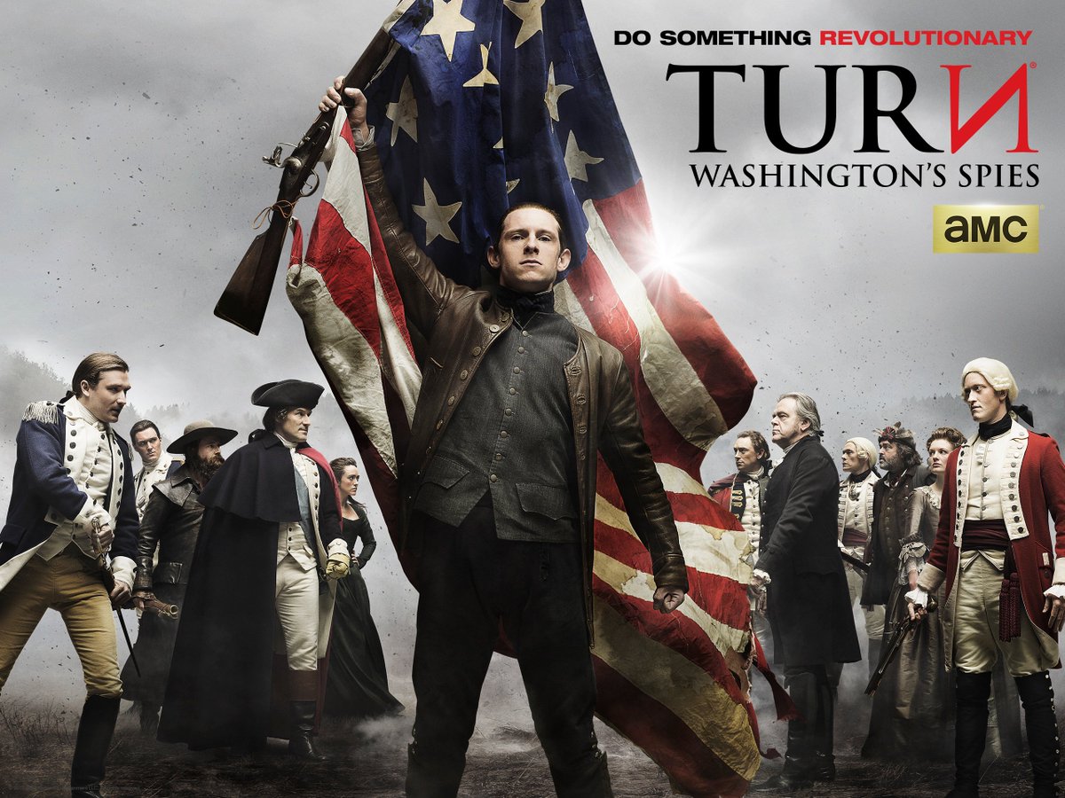 TVTango's tweet image. 🎆Happy 4th of July #July4th Abraham Woodhull (@1jamiebell), George Washington(@IanKahn) #TURNamc #TurnWashingtonSpies bit.ly/1dFlHJl