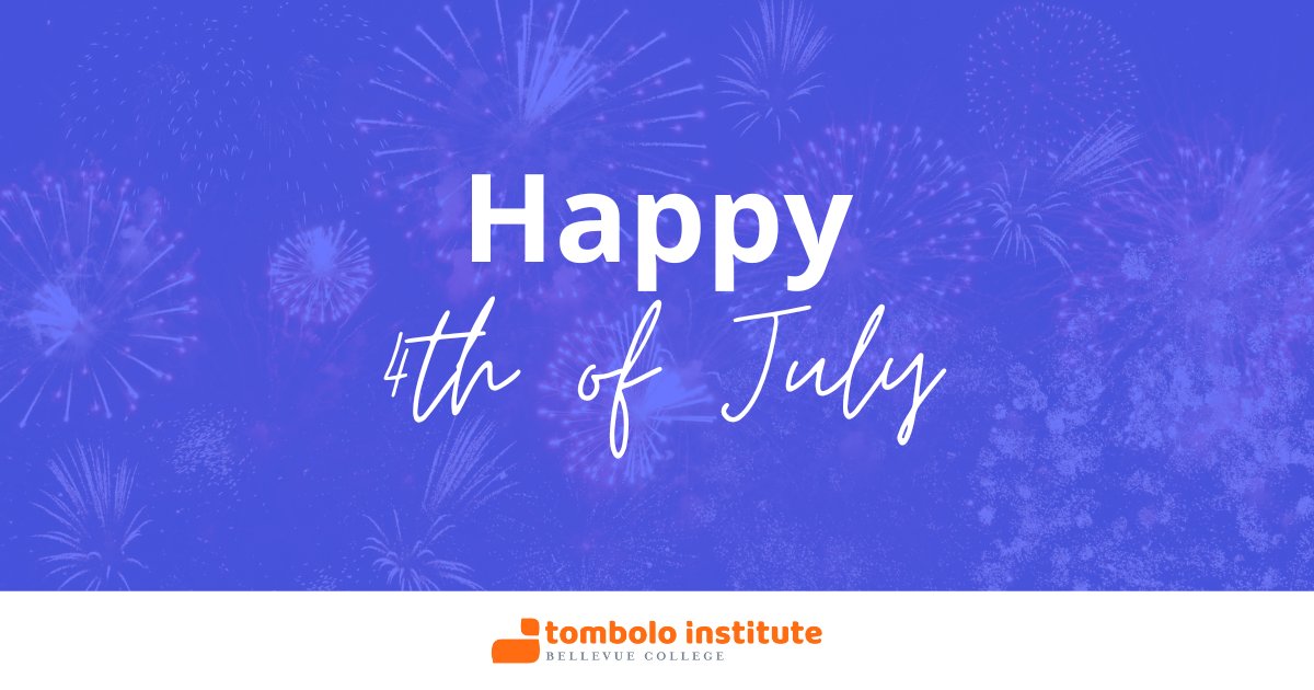 Happy 4th of July, everyone! Have a fun and safe holiday.🎆

#tomboloinstitute #4thofjuly