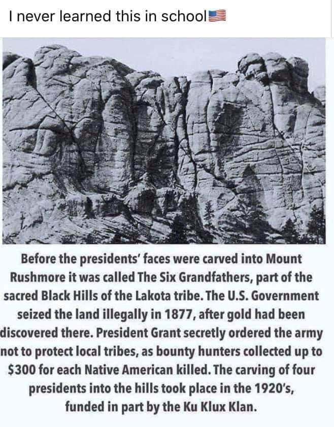 Hey America — fuck you for letting the KKK desecrate our sacred mountain. #Happy4thofJuly 🇺🇸🖕🏾