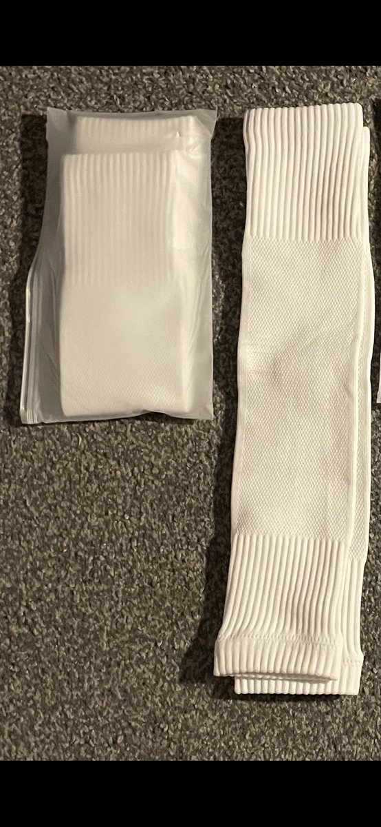 cutfootballsock's tweet photo. Get your sock sleeves in time for pre season! £54 for 10 or £99 for 20✅ DM us for more information. https://t.co/i6EnJ6H2Yk
