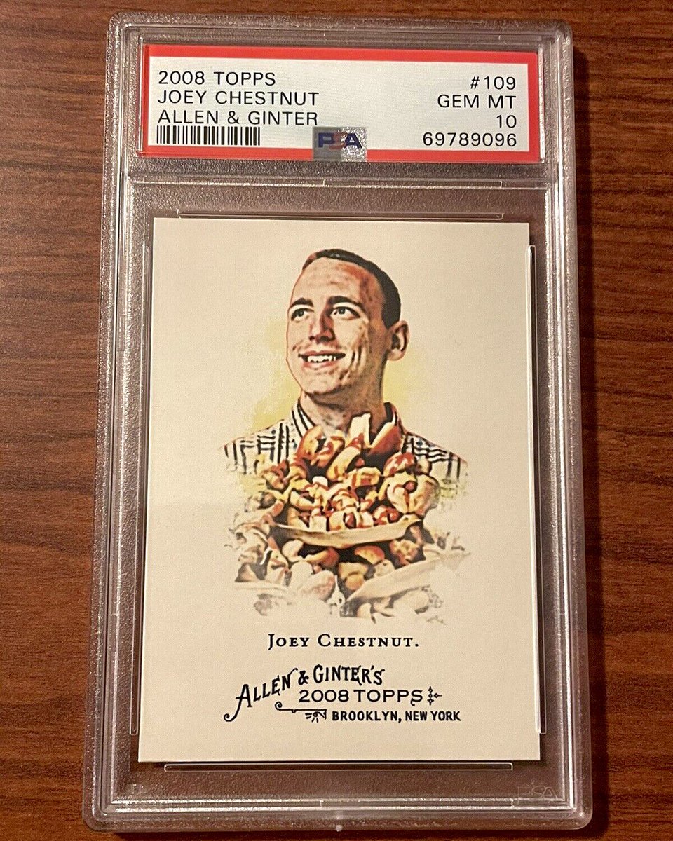 gurucollects's tweet image. 🇺🇸 4TH OF JULY GIVEAWAY 🇺🇸

I’m giving away a free PSA 10 Joey Chestnut card today…

TO ENTER:
Just like this tweet and follow me!