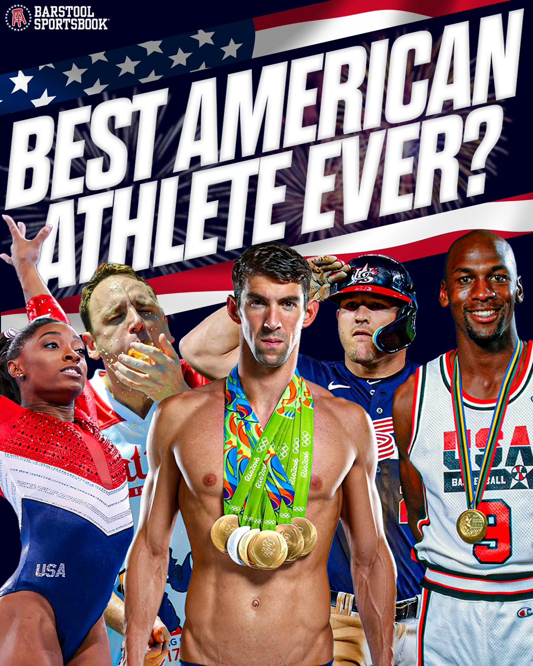 Barstool Sportsbook on Twitter "Who’s the best American athlete ever