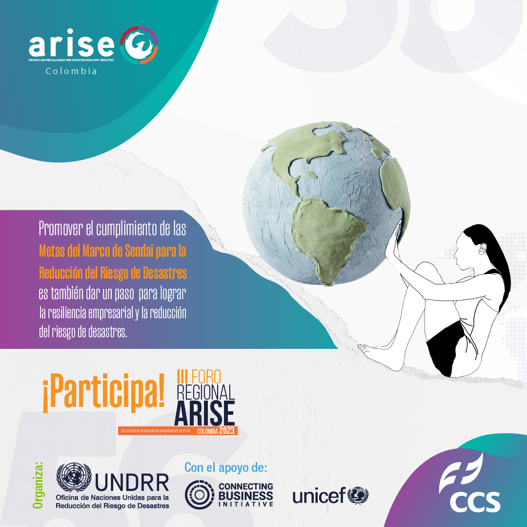 UNDRR_Americas's tweet photo. 📣Mañana comienza el III Foro Regional ARISE para las Américas y el Caribe. Será un encuentro para compartir y reflexionar conocimiento en RRD. Nos vemos en Bogotá.
👉+info: https://t.co/2Xlf2lzlCf
@UNDRR_Americas @CCS_Colombia @uniceflac @Connecting_biz
#ForoArise
#CongresoCCS https://t.co/wT1QiU7SB9