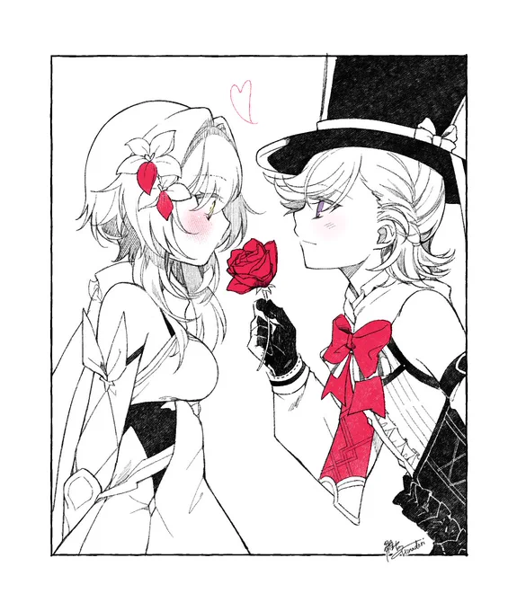 リネ蛍?
マジシャンキャラにはこれやらせんとな🌹 