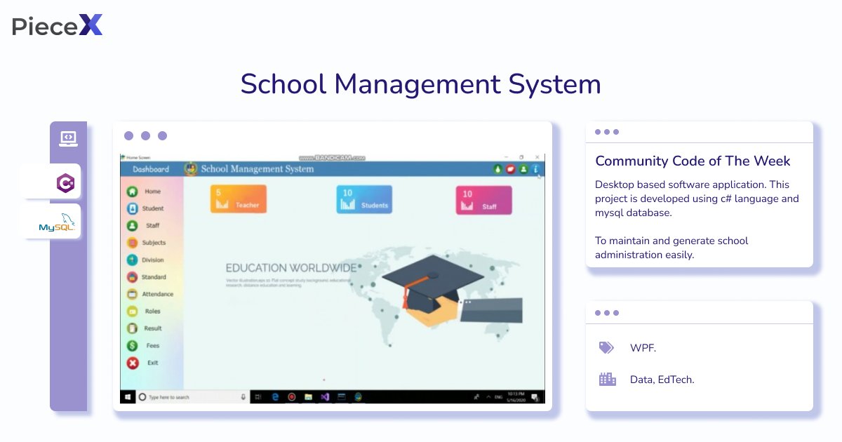 piecex_com's tweet photo. Efficiently manage your school with our desktop-based School Management System! π«π»
Our software simplifies administration tasks and ensures seamless school operations.
Experience hassle-free Edutech today!
https://t.co/JvzRS6P0ev
#SchoolManagement #EducationSoftware https://t.co/yJbrNu5eHC