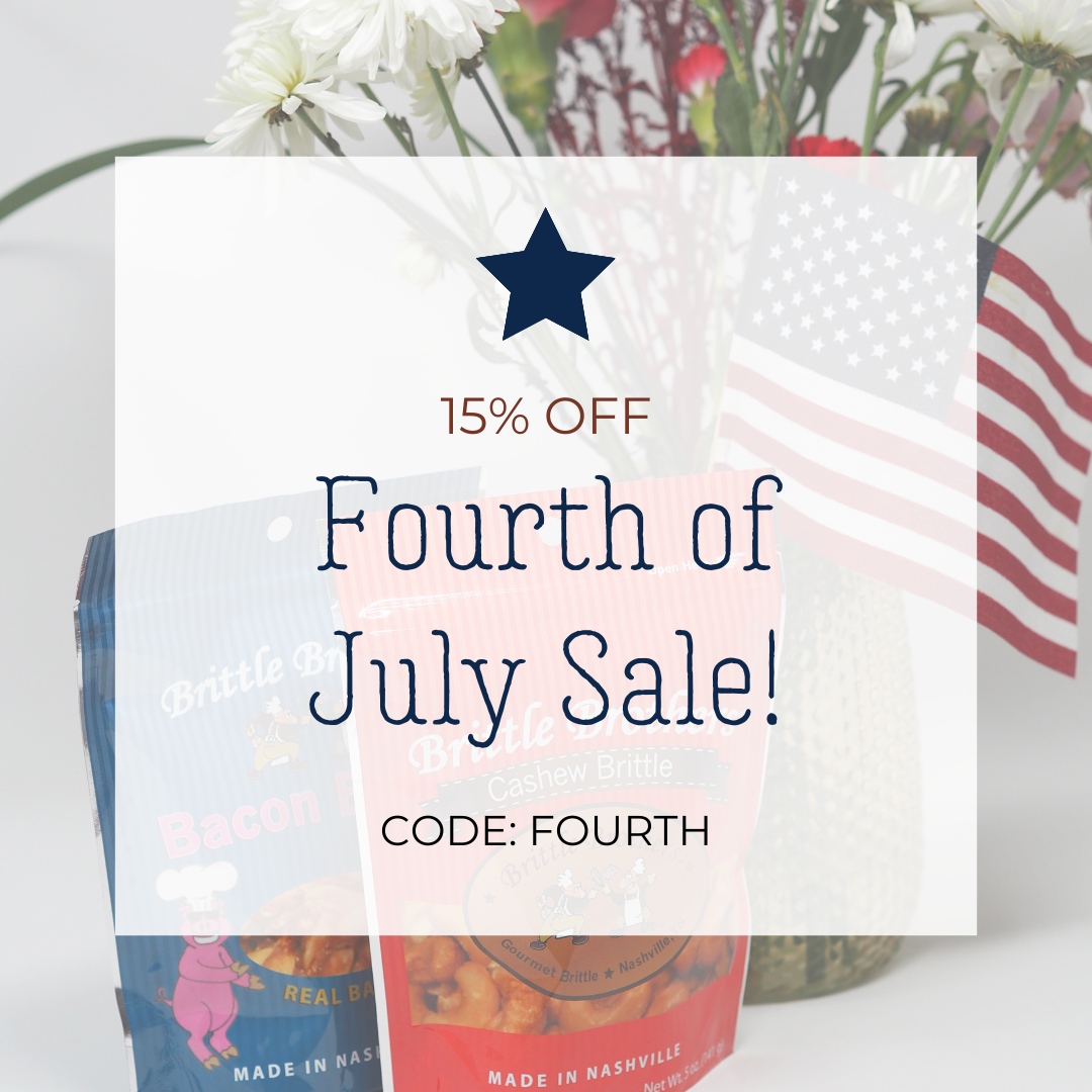 BrittleBrothers's tweet image. Celebrate with us! Take 15% off your online order when you use code FOURTH on our website! 😄❤️🎉

#brittlebrothers #peanutbrittle #cashewbrittle #pecanbrittle #nashvillehotpeanutbrittle #baconbrittle #candymaking#nashville #smallbusiness #gourmet #glutenfree #4thofJuly #sale