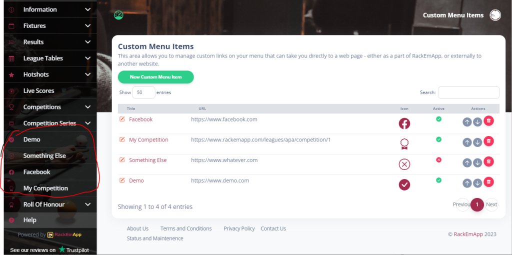 RackEmApp's tweet image. We were recently asked to be able to extend the content management side of things so that you can add your own menu items in, which is very useful if you want to highlight something and make it easier for your users to reach.

blog.rackemapp.com/?p=868