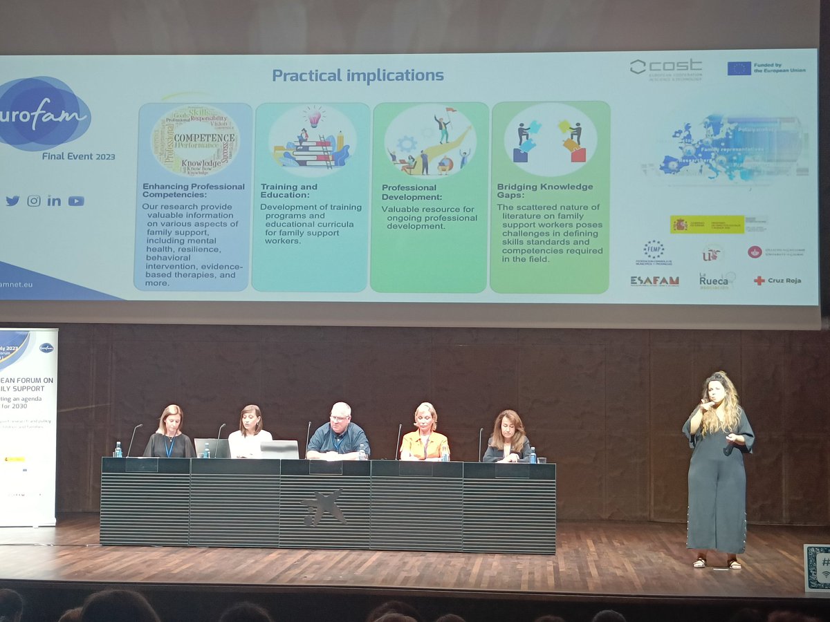 #EurofamNetFinalEvent Last conference about #familysupport #workforceskill with @AndyWLloyd, Nevenka Zegarac, Nina Nesl, Mariana Buciuceanu-Vrabie & Johanna Schima 
 @MMM4Mothers  @UniversityOFBel 
 
Streaming⬇️
👉Spanish youtube.com/watch?v=gb_Dw0…
👉 English youtube.com/watch?v=rvIBYx…